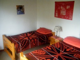 Twin bedroom in main house